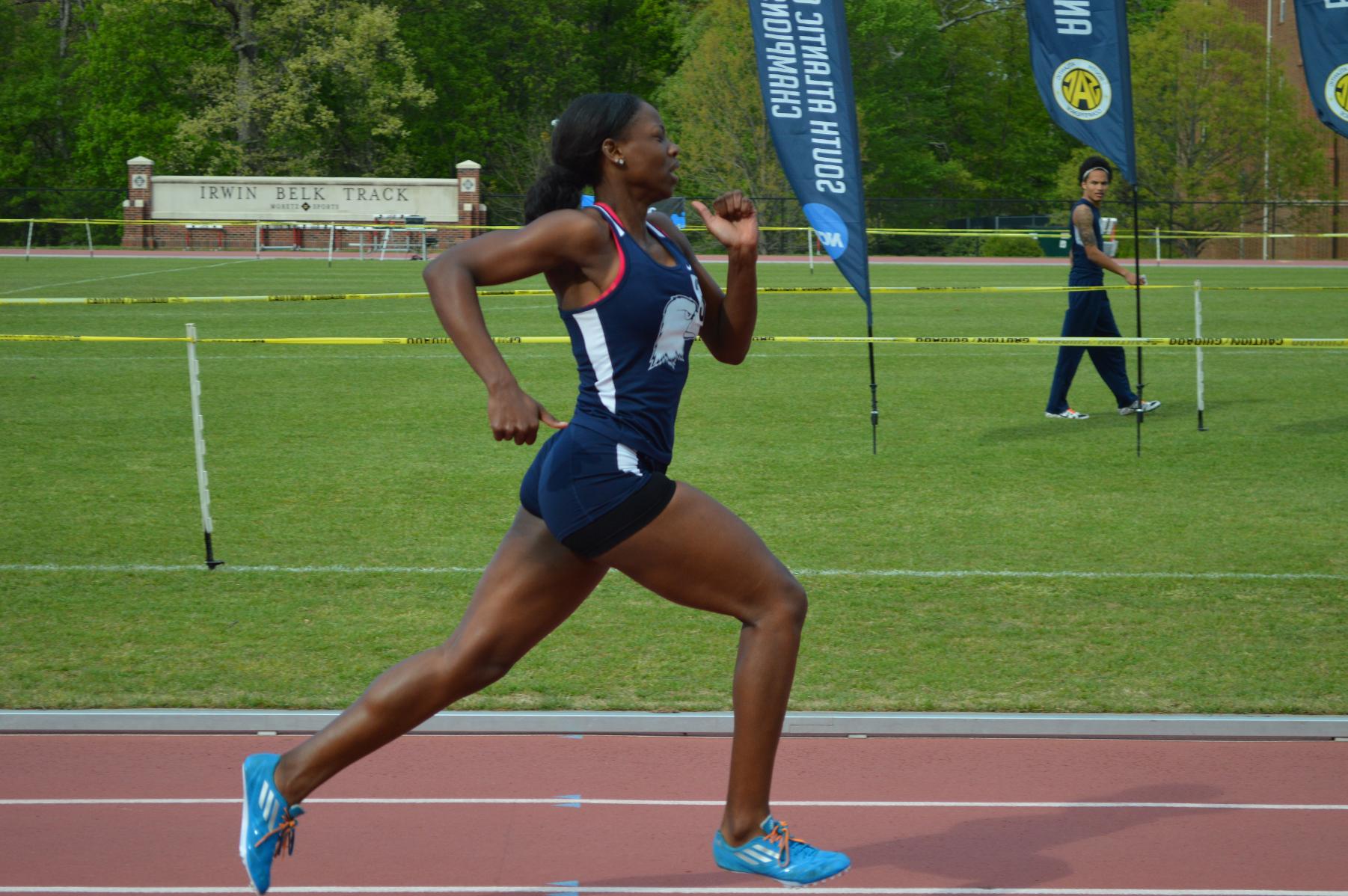 Strong opening day positions Eagles for good finish at SAC Track and Field Championships