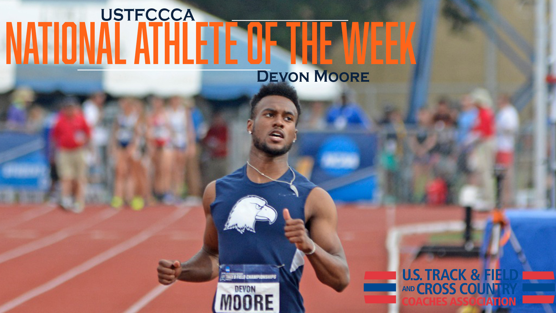 Moore earns programs first indoor National Athlete of the Week accolade