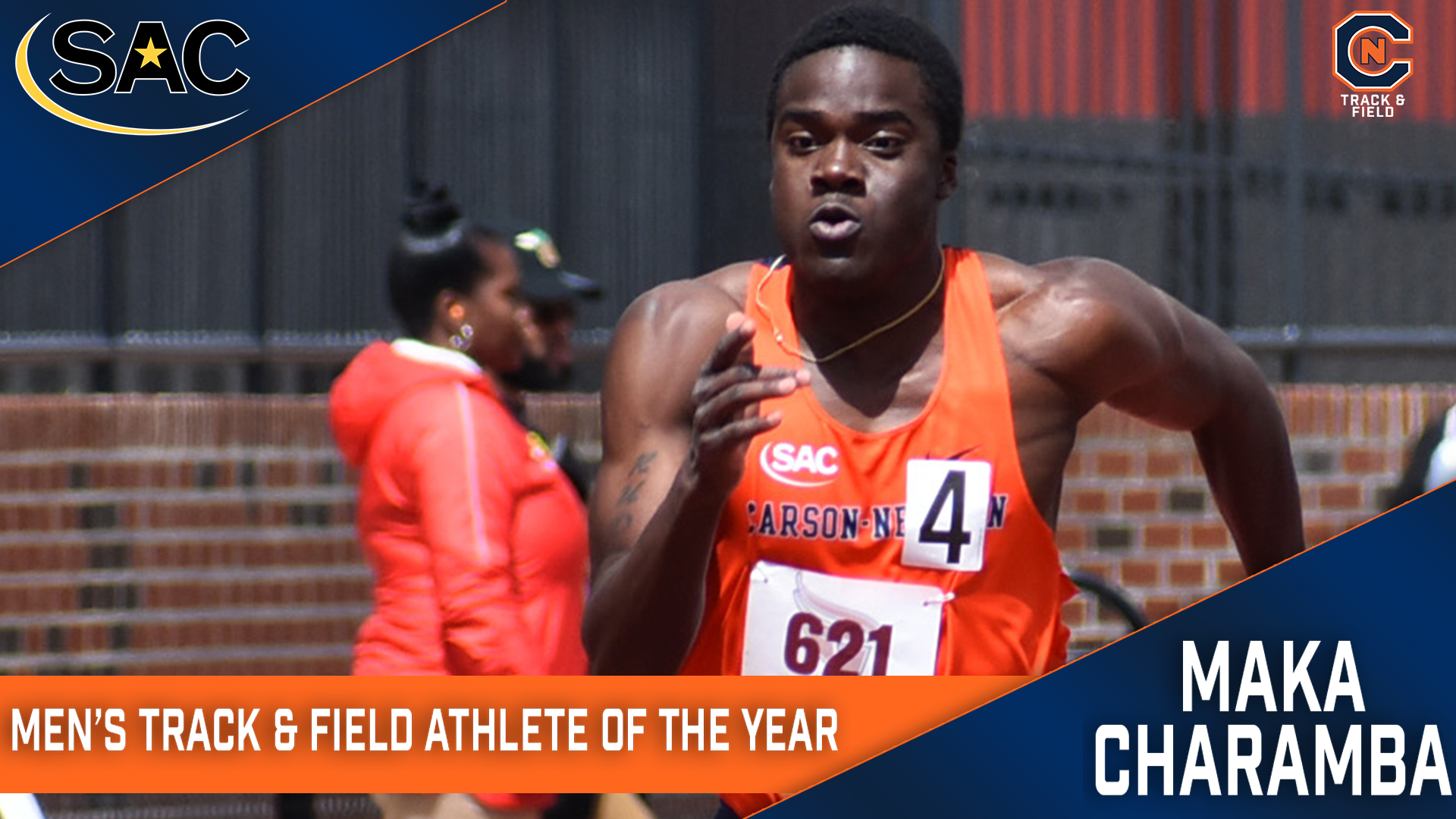 Charamba named SAC Men's Track & Field Athlete of the Year