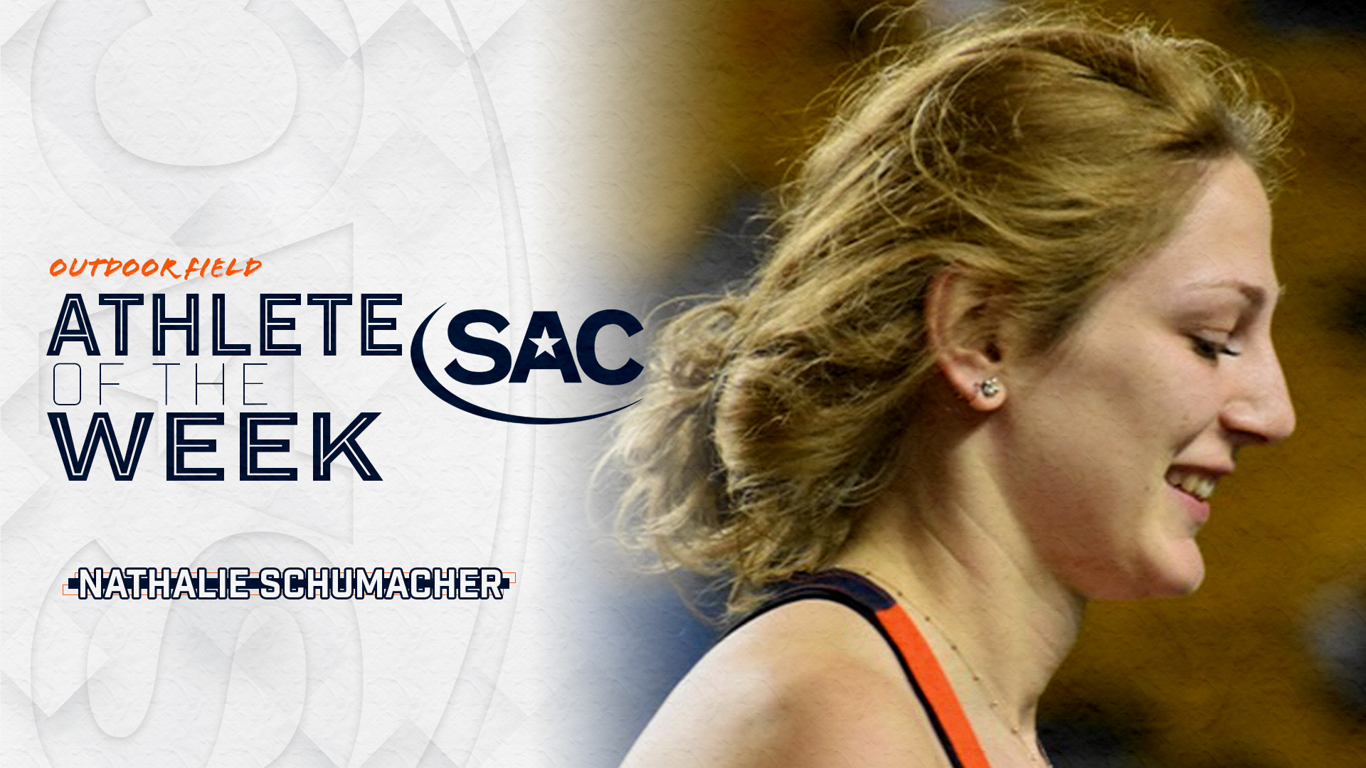 Schumacher earns first career SAC Outdoor Women's Field Athlete of the Week honors