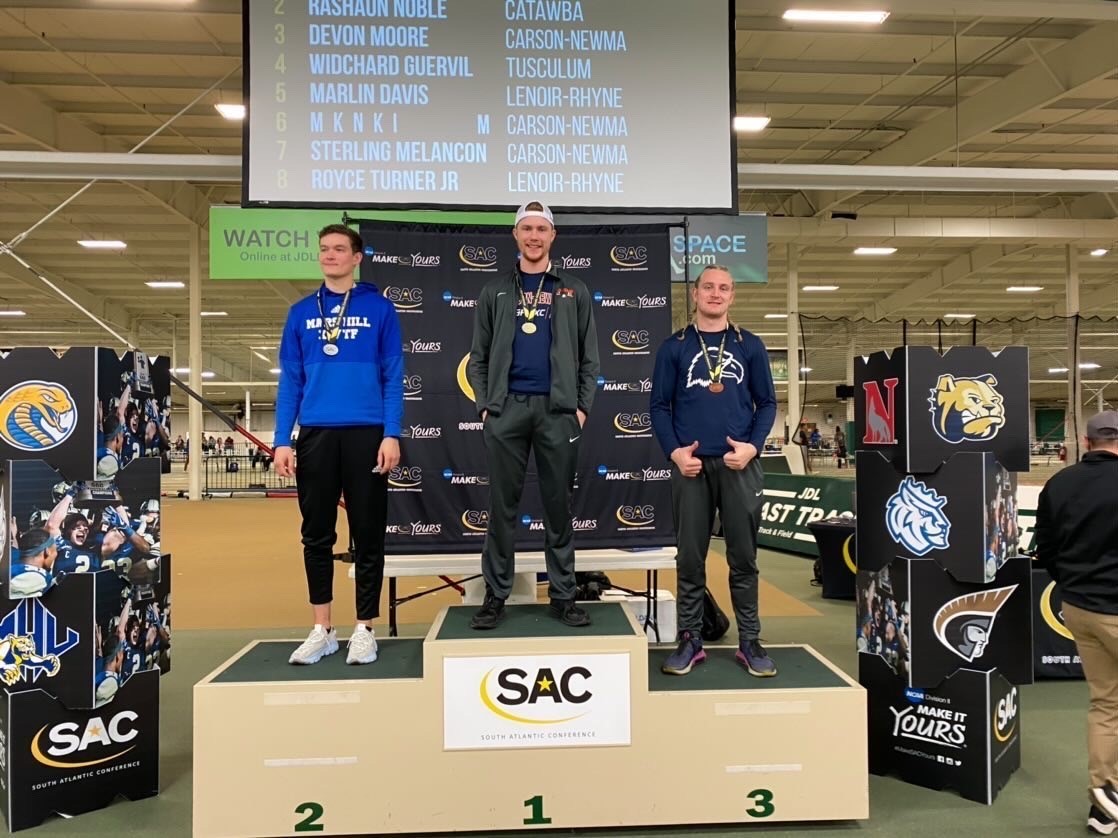 Connell claims gold as Eagles record pair of fifth place finishes at SAC Indoor Championships