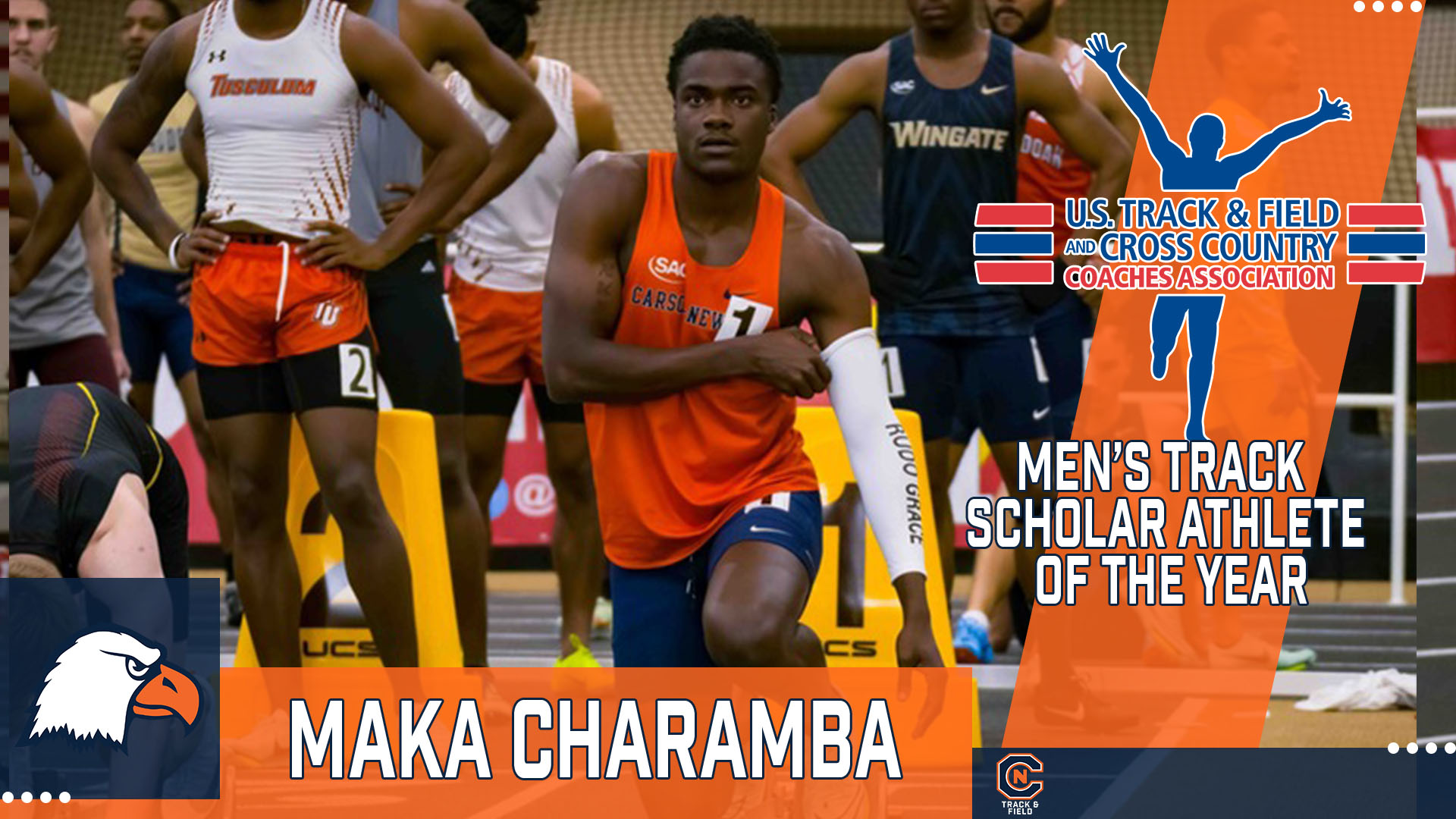 Charamba named Men's Outdoor Track Scholar Athlete of the Year