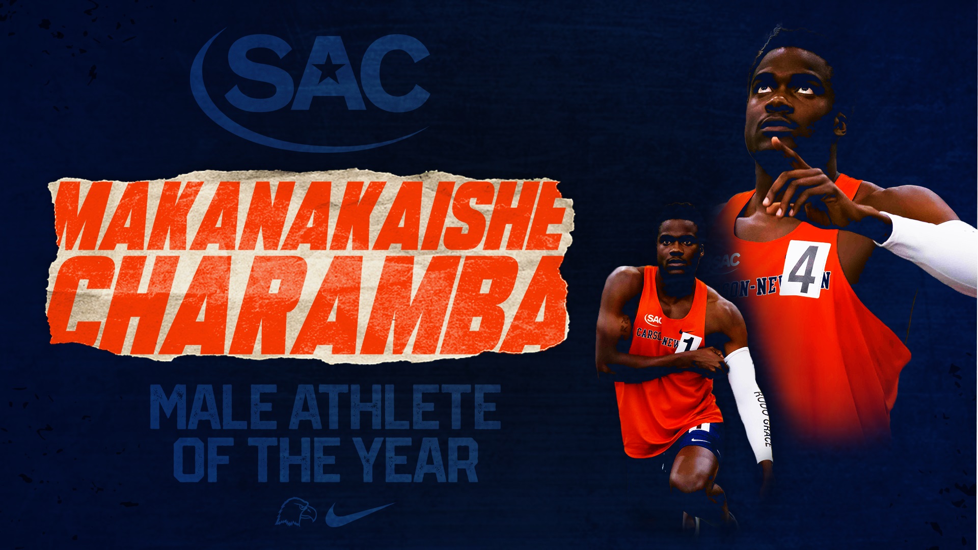 Charamba earns SAC Male Athlete of the Year