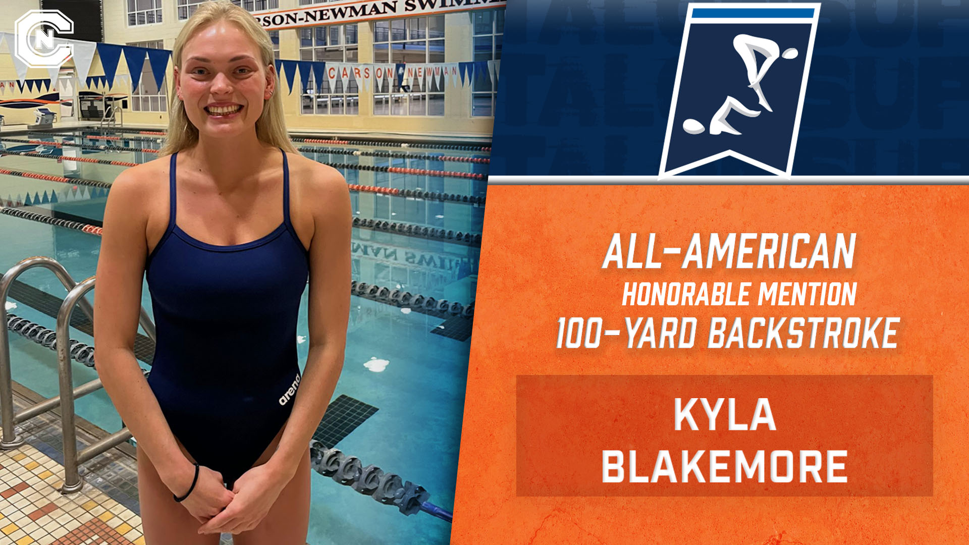 Blakemore grabs Honorable Mention All-American honors in the 100 back