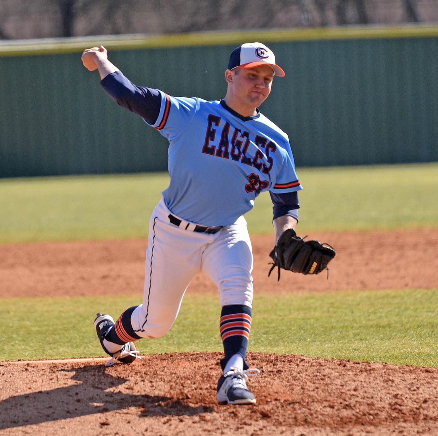 Pitching powers Eagles to twin-bill sweep of Cavaliers