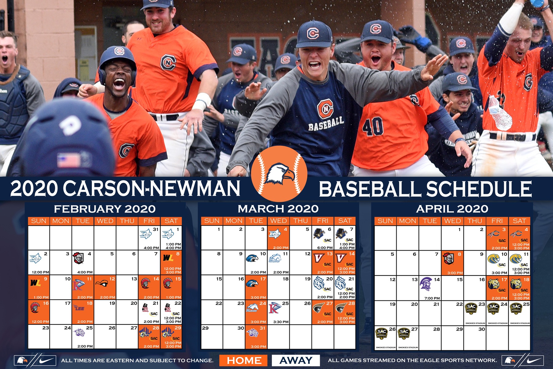 Griffin reveals deep and challenging 2020 baseball schedule