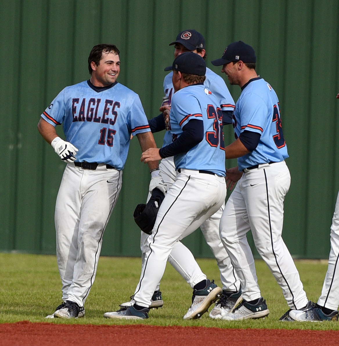 Eagles rally to salvage series with Catawba