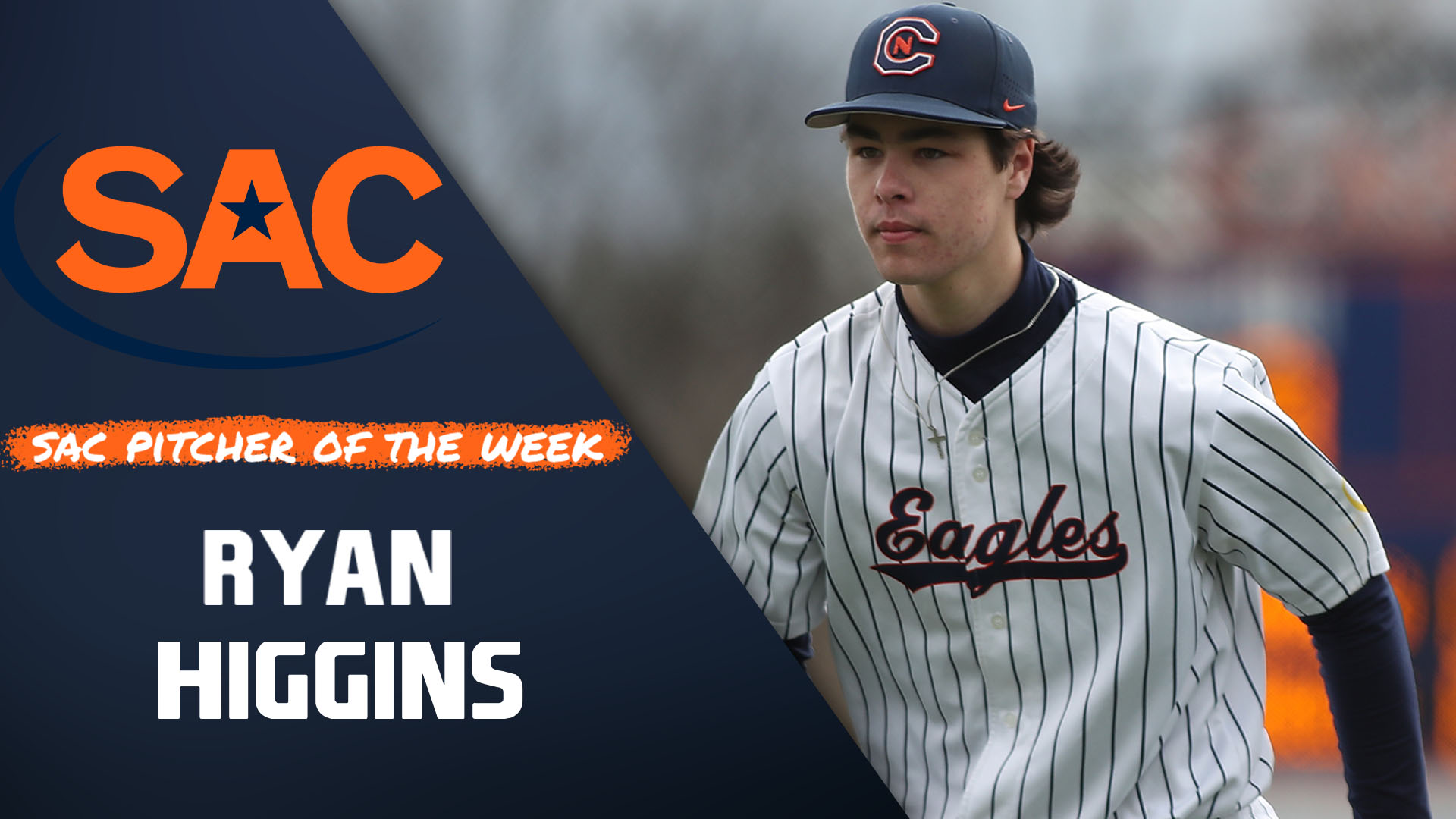 Hurling Higgins wins SAC Pitcher of the Week honors