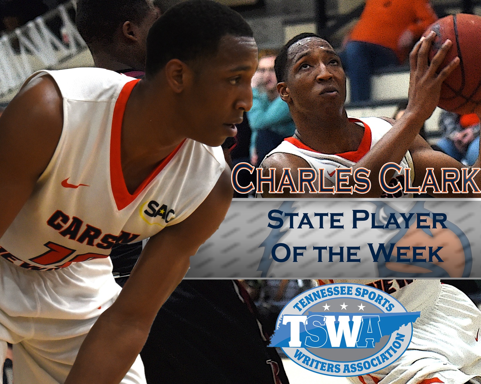 TSWA presents Clark with State Player of the Week honors