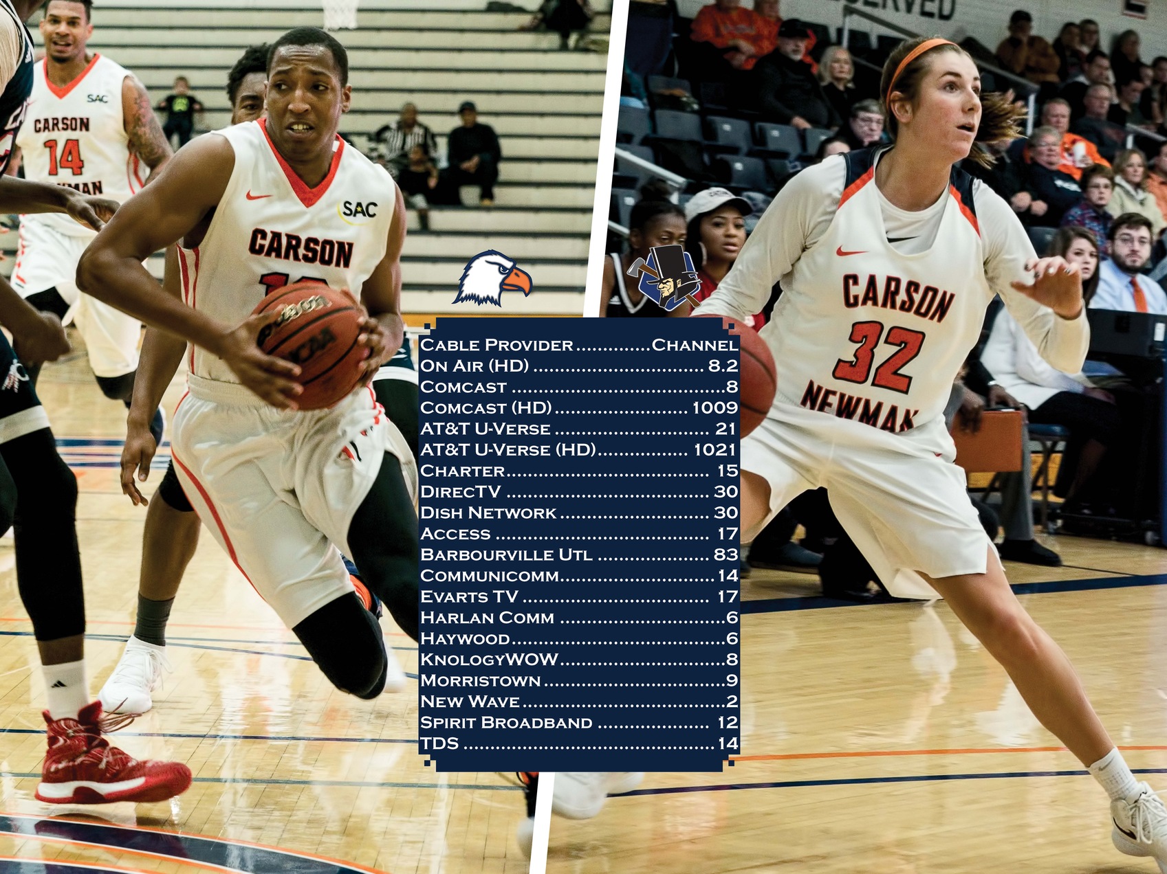 Carson-Newman's hoops doubleheader versus LMU set for local television broadcast