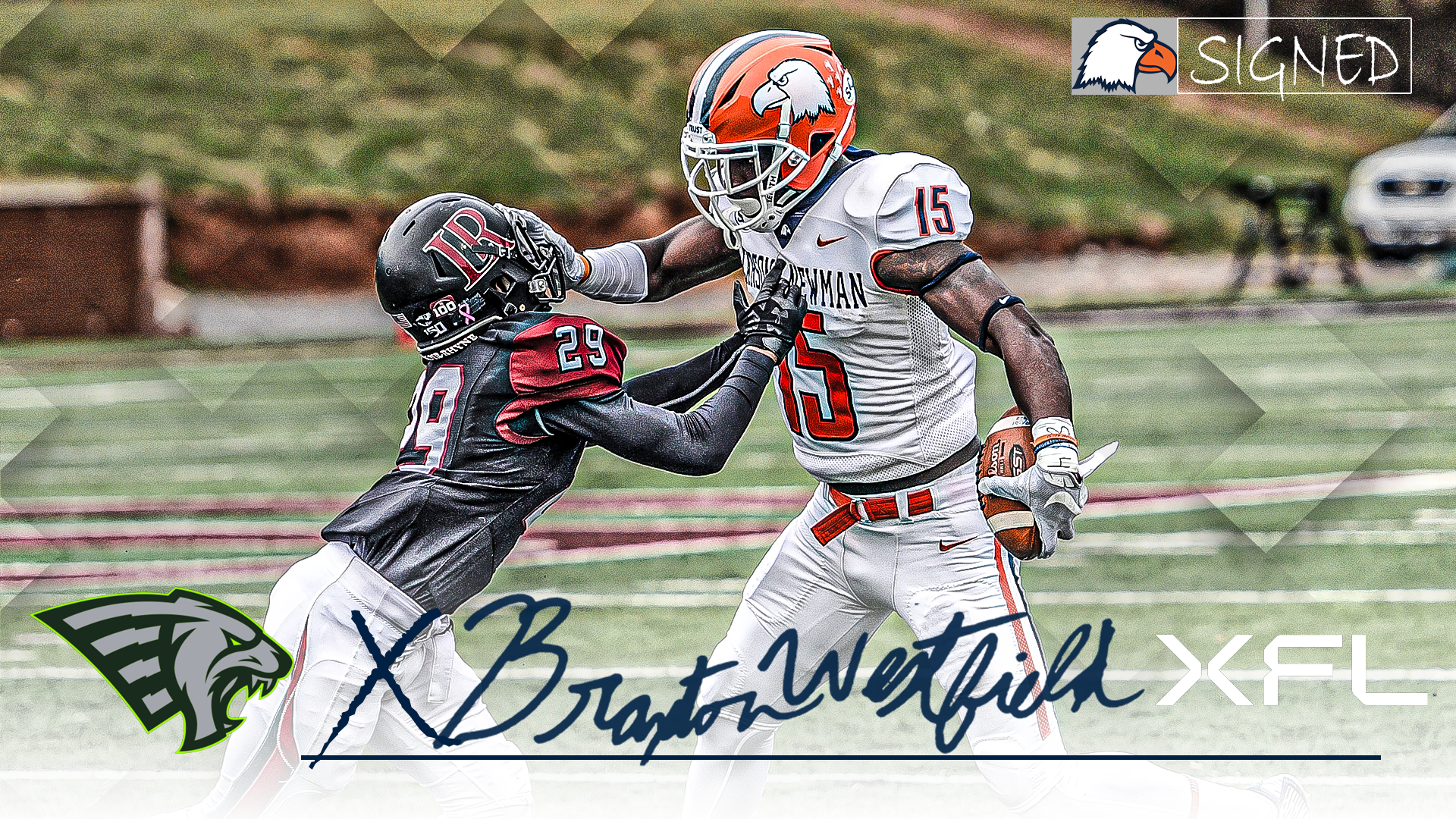 C-N alum Westfield signs letter of intent with XFL's Orlando Guardians