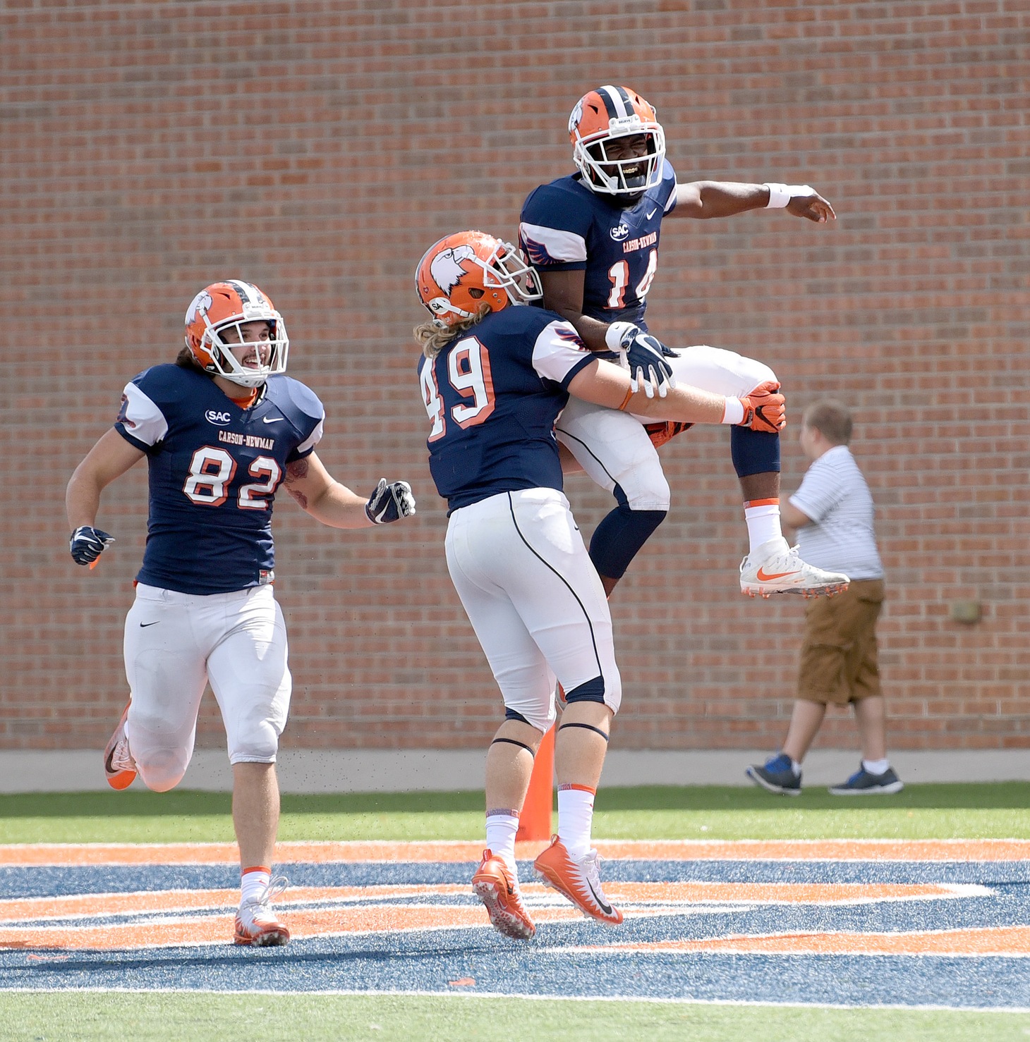 Eagles pound the ground in dominant 31-18 win over No. 23 Catawba