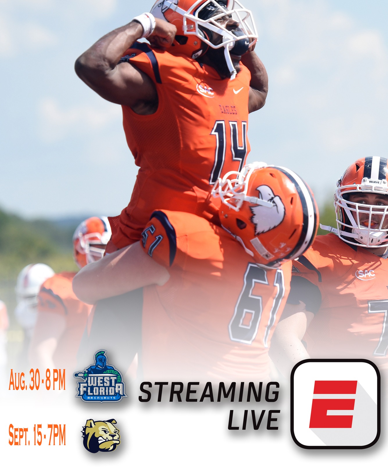 Carson-Newman Football to appear twice in NCAA Division II Showcase games of the week