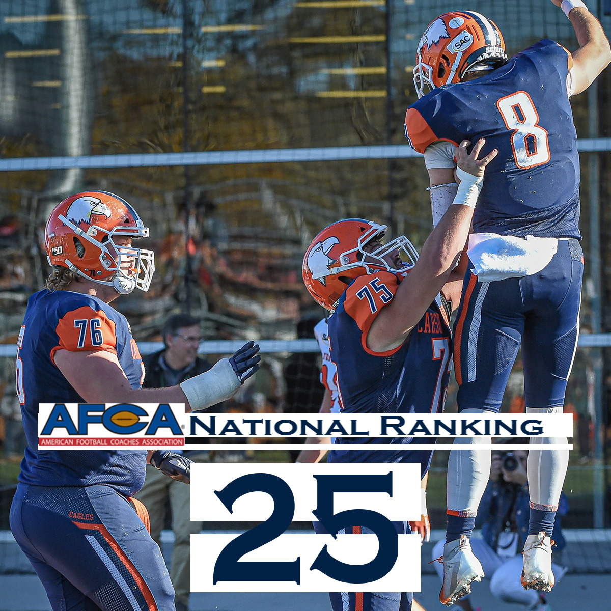 C-N Football makes appearance in AFCA Top 25