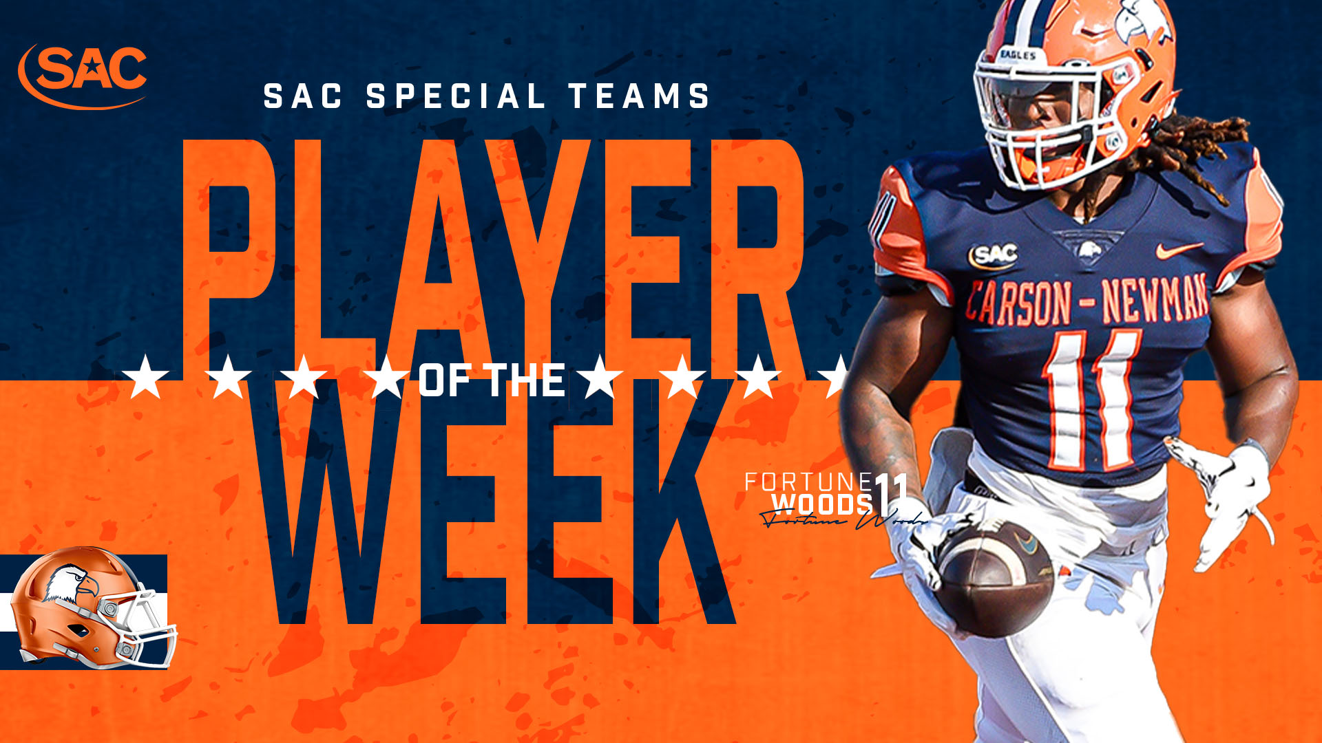 Woods tabbed as WePlayed Sports SAC Special Teams Player of the Week