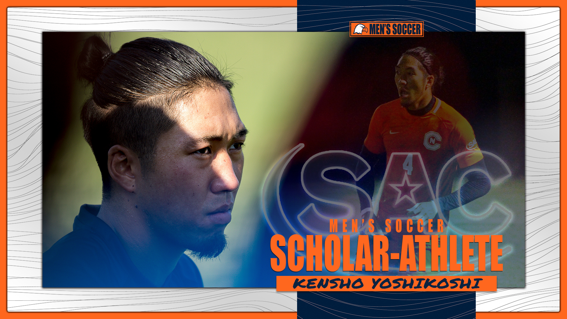 SAC awards Yoshikoshi as Men's Soccer Scholar-Athlete of the Year