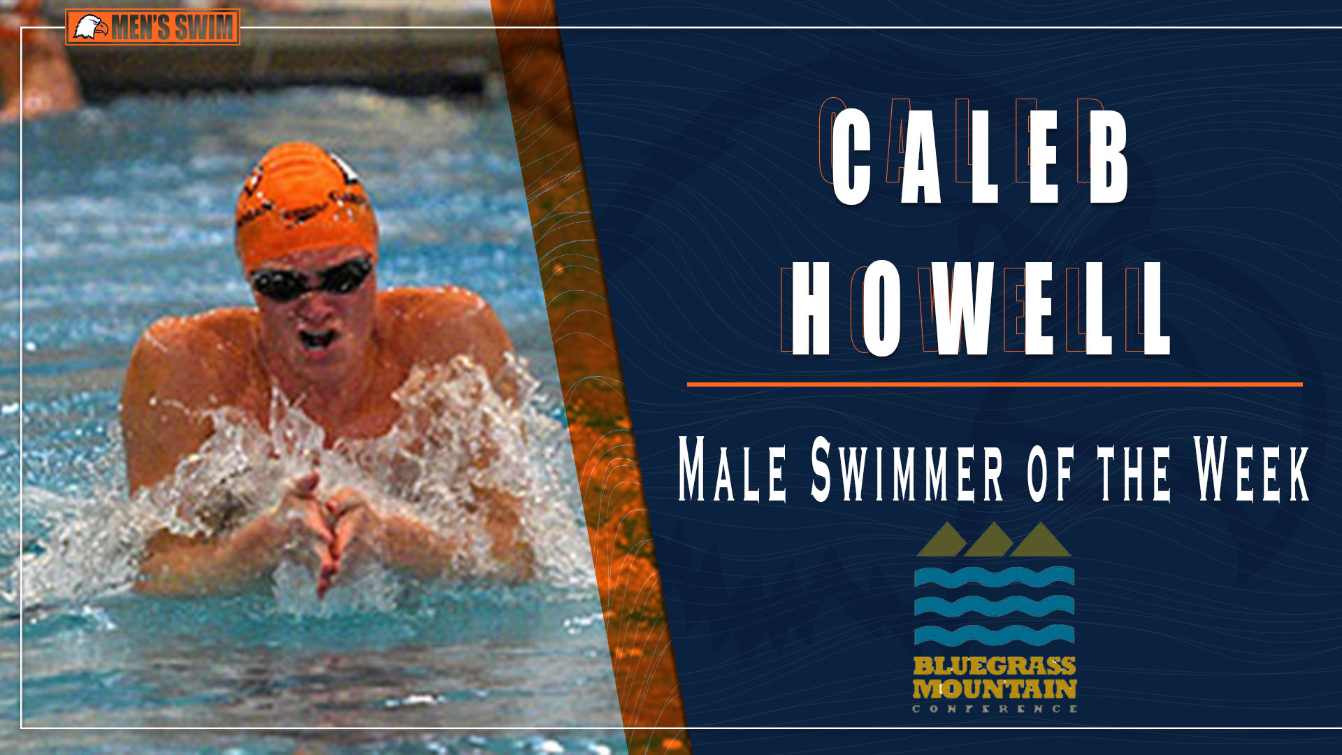 Howell wins first BMC male swimmer of the week award
