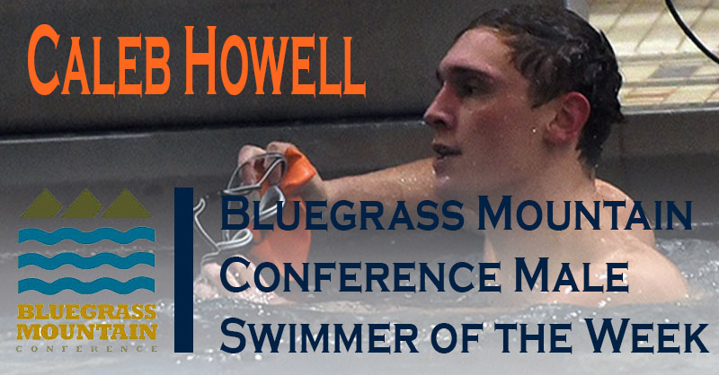 Howell wins second BMC male swimmer of the week award