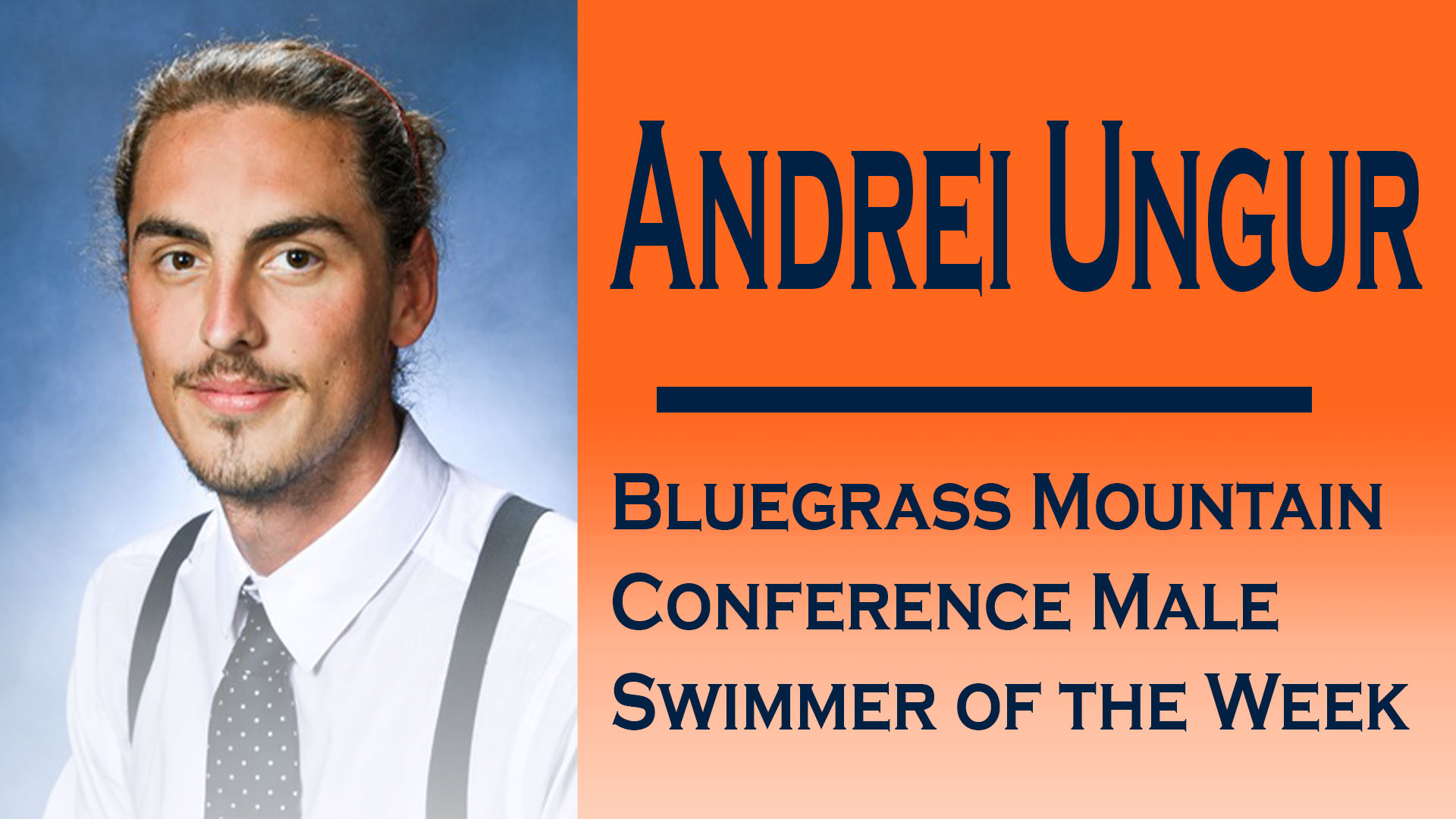 Ungur Receives first BMC Male Swimmer of the Week Award