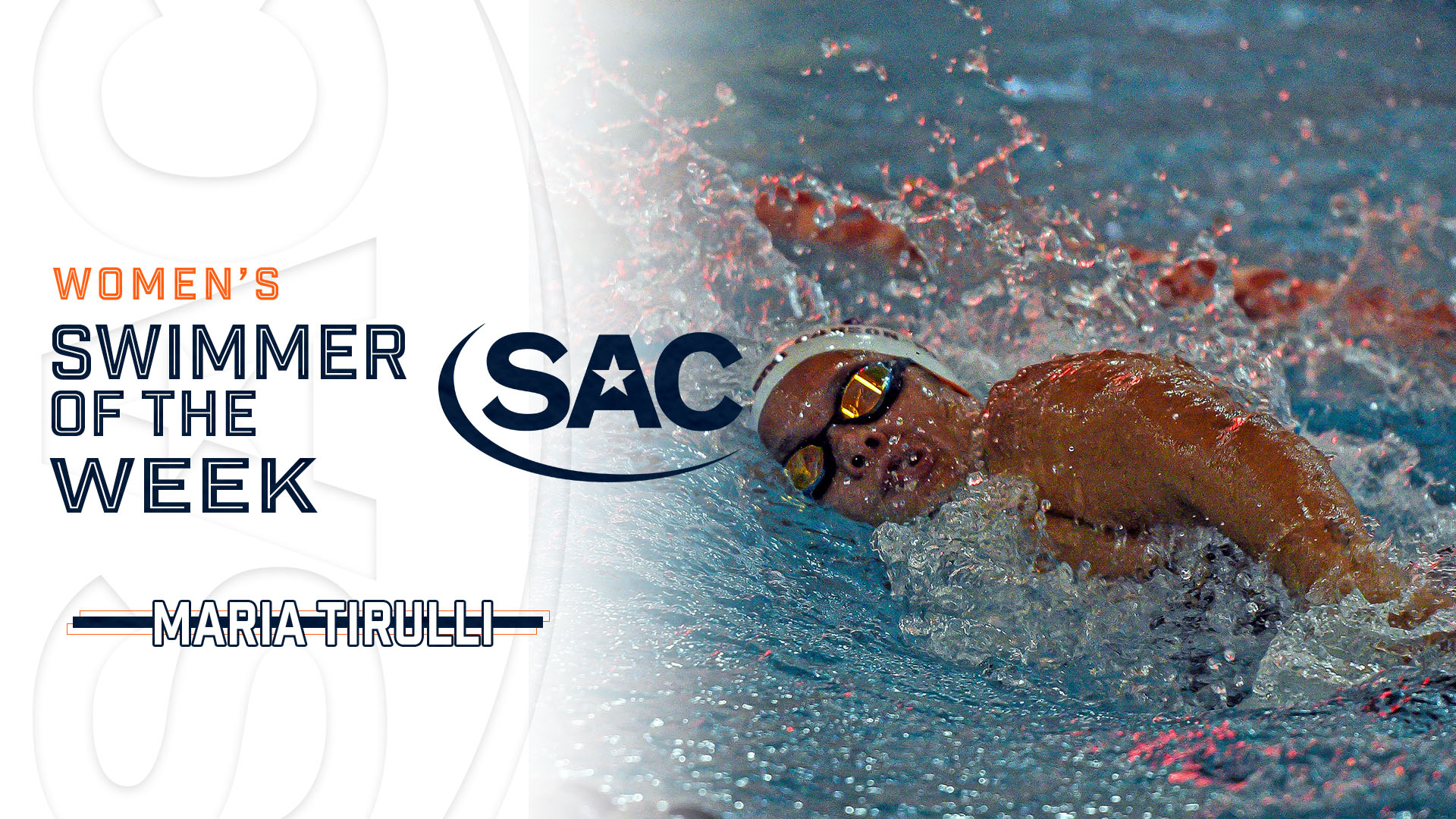 Tirulli voted SAC Women's Swimmer of the Week