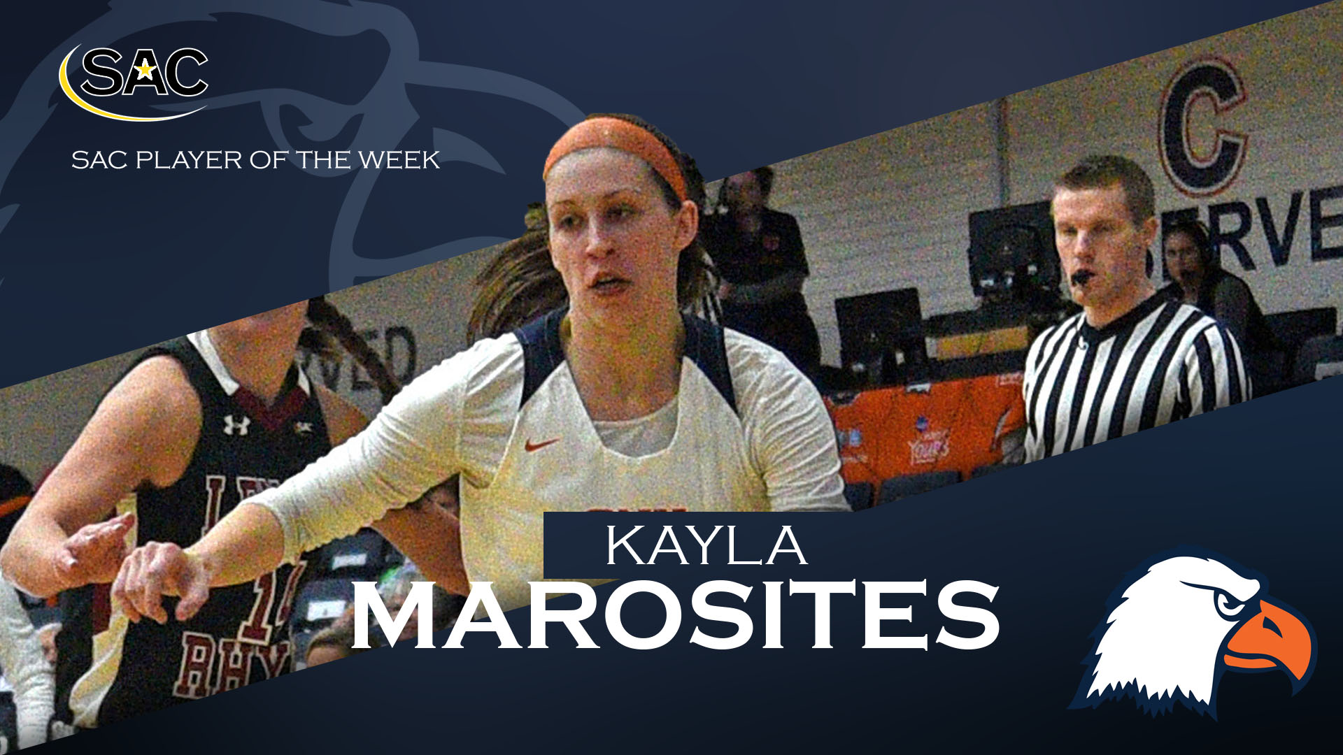 Kayla Marosites ties program record with sixth SAC Player of the Week