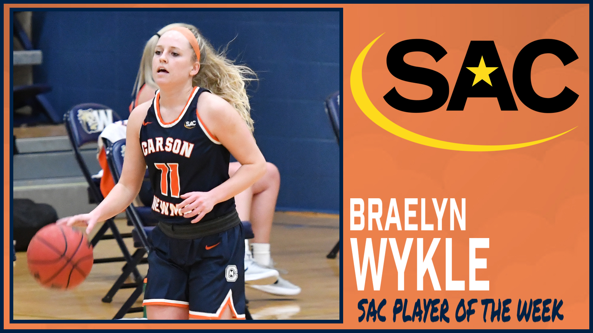 Wykle lauded with SAC Player of the Week nod