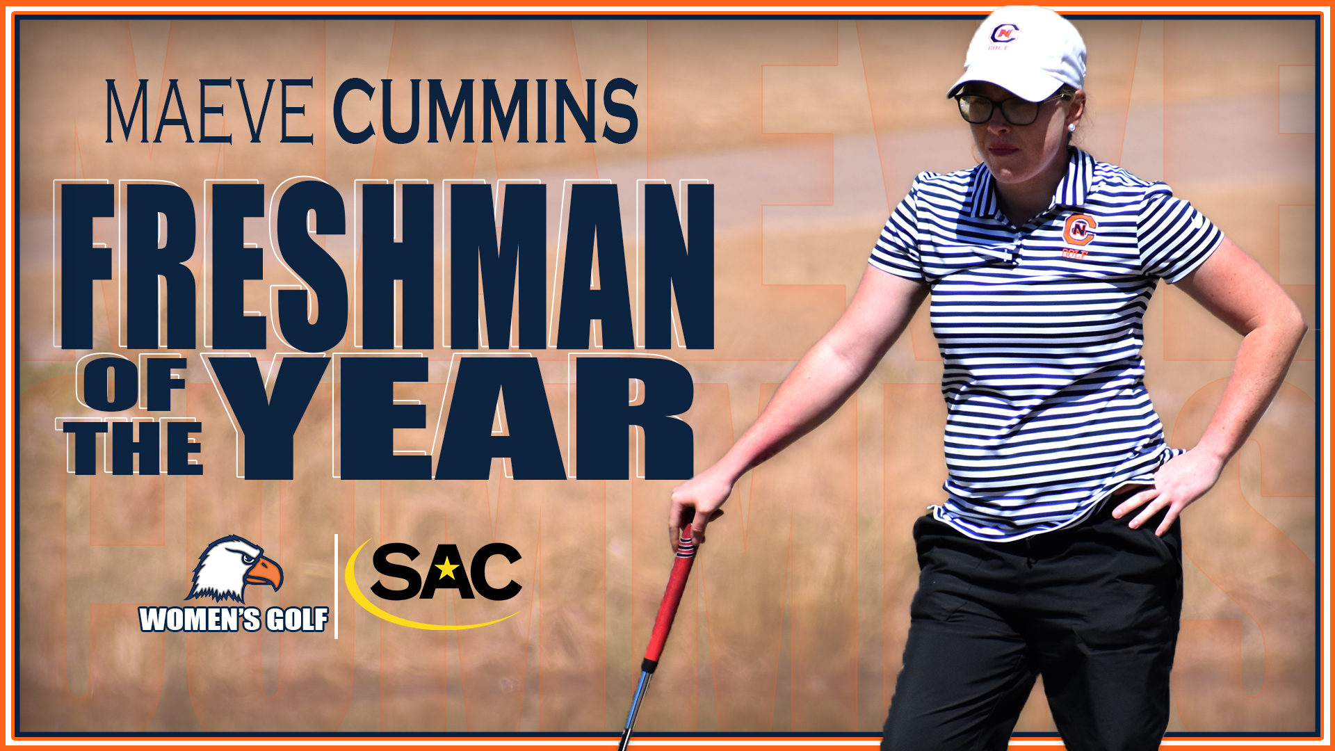 Cummins named All-SAC selection, program's first Freshman of the Year