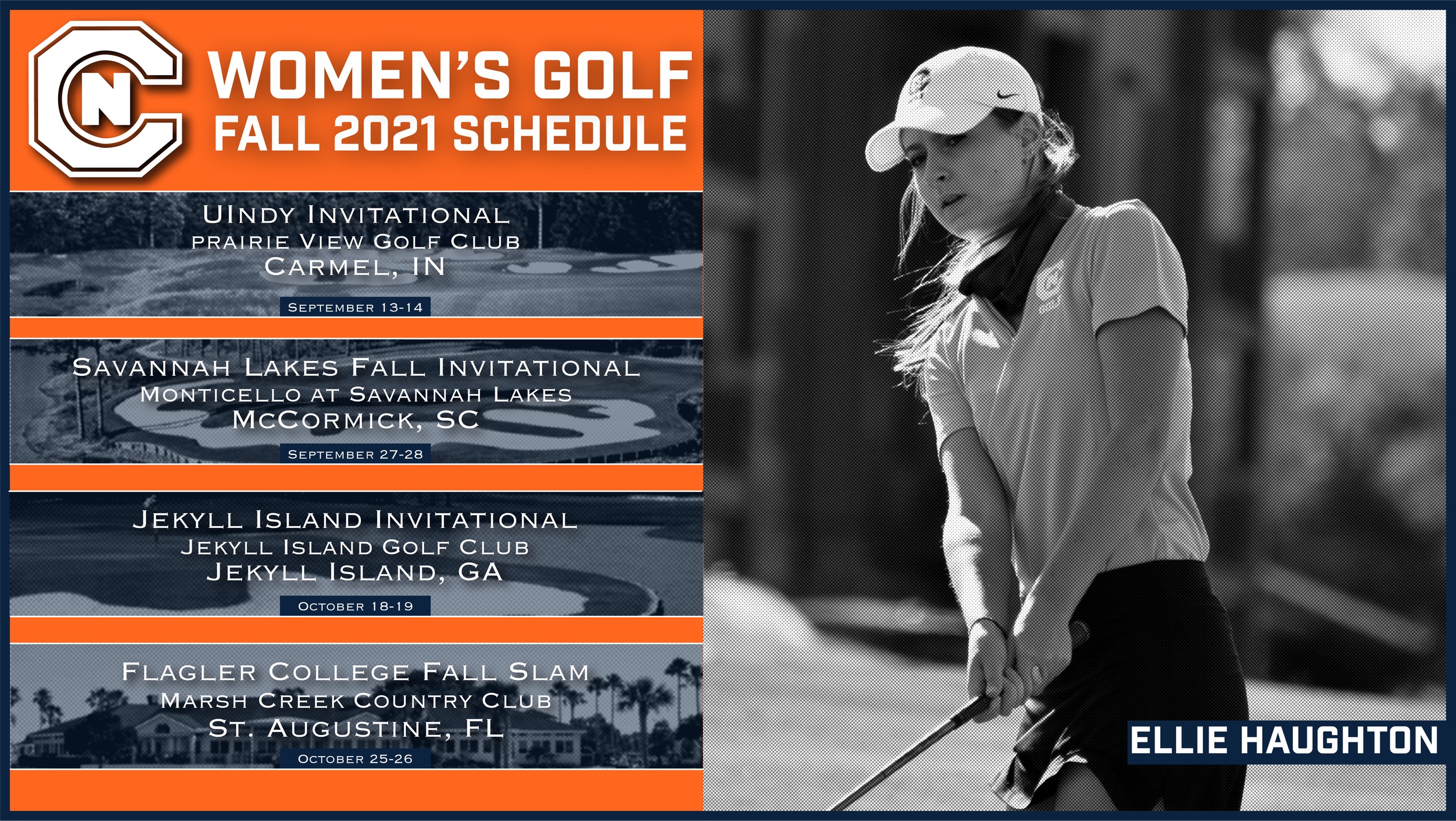Hutson releases fall 2021 Women's Golf schedule