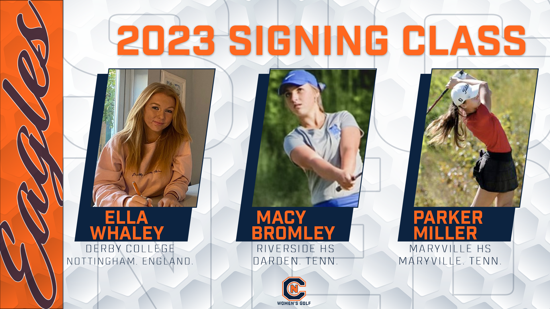 Women’s Golf welcomes three newcomers for 2023 class