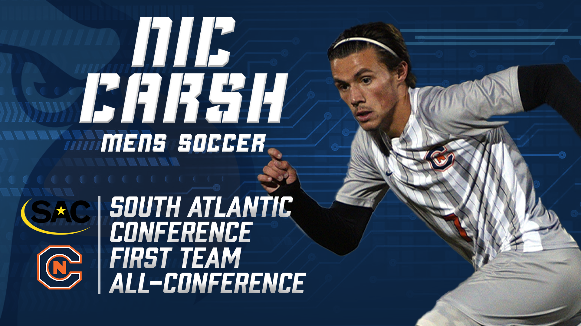 Carsh headlines men's soccer's all conference selections