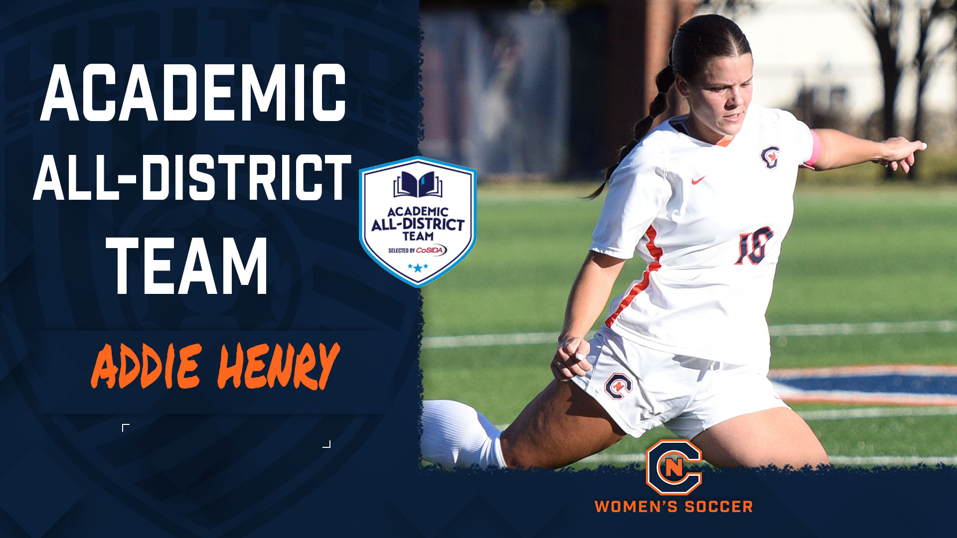 Two straight years with six players on Academic All-District Team for Women's Soccer