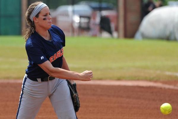 Lady Eagles take out frustrations on Belmont Abbey in sweep, 8-0 and 7-2