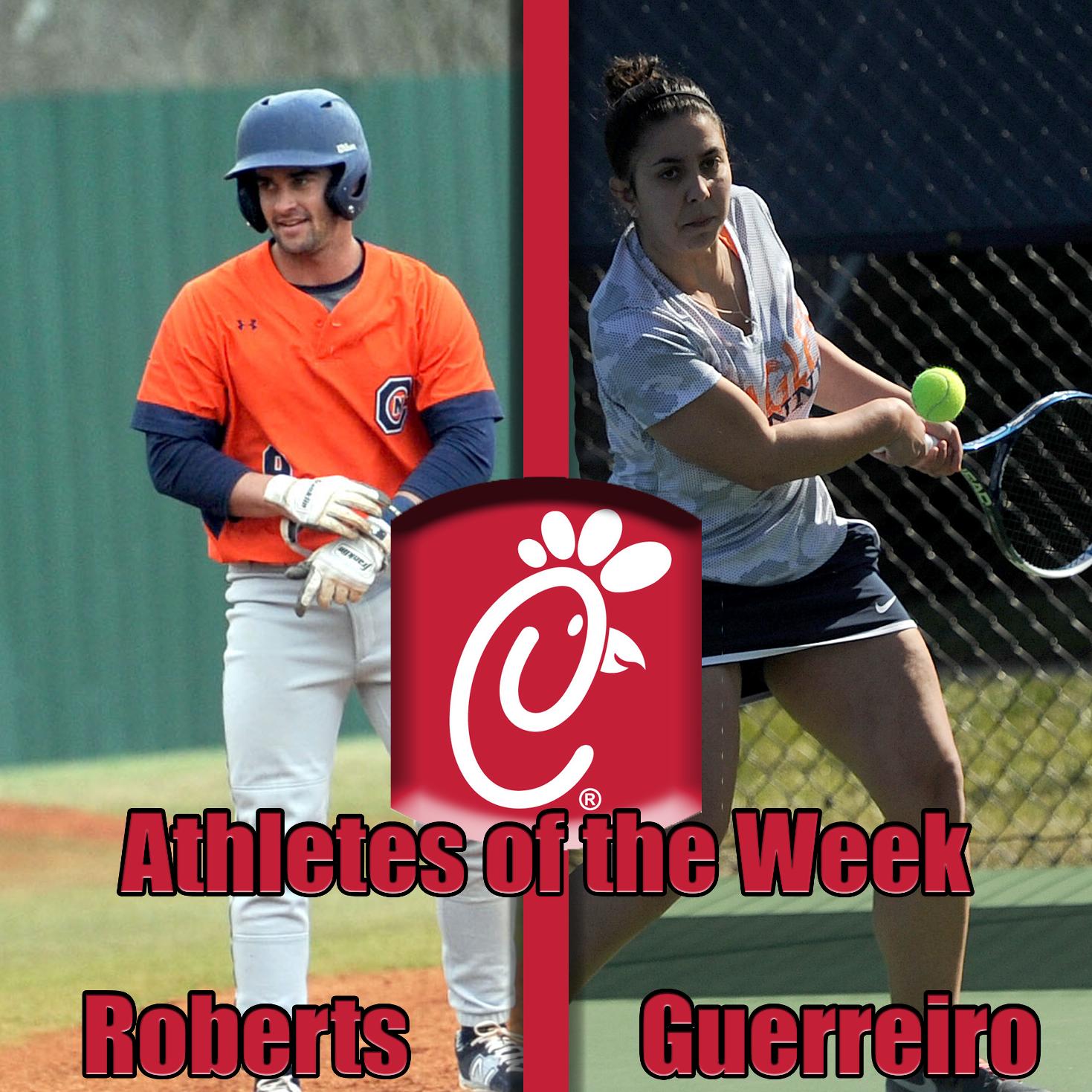 Roberts, Guerreiro net Chick-Fil-A Athlete of the Week honors
