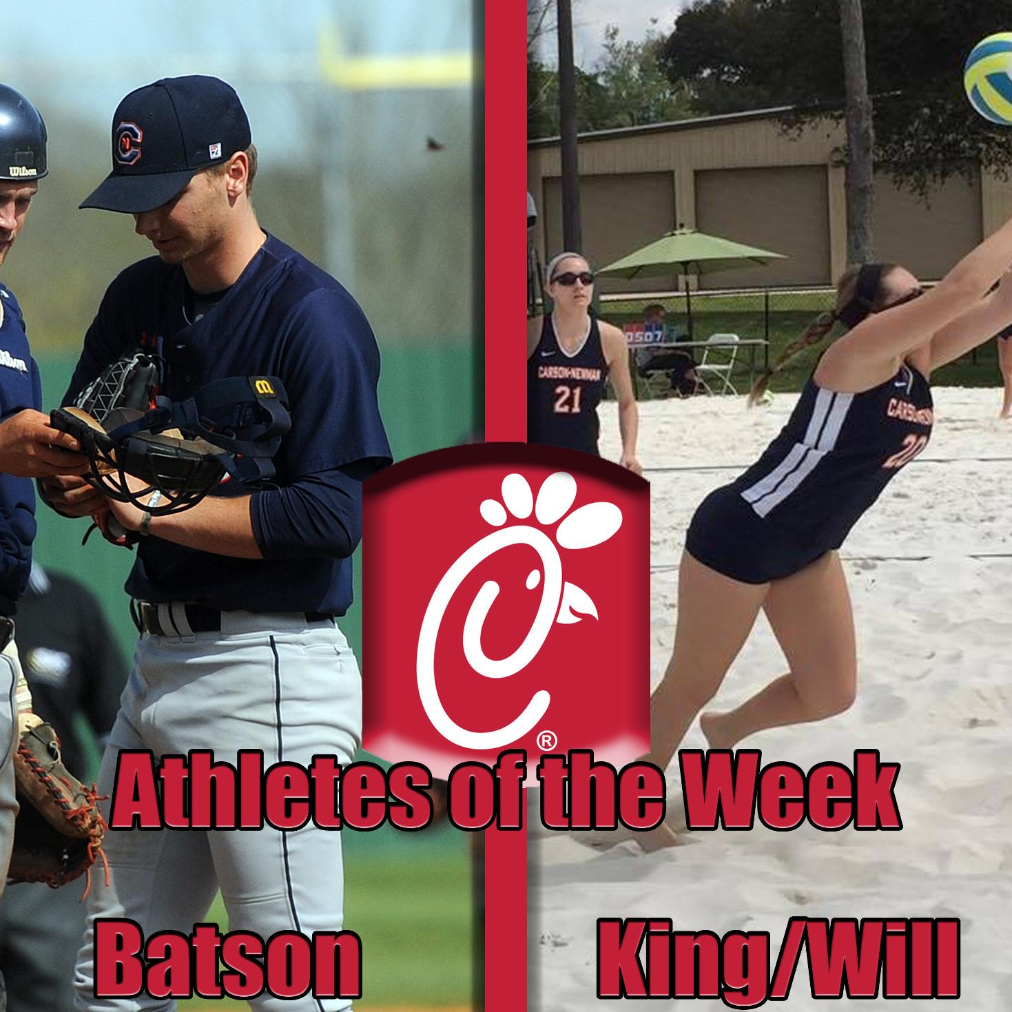 Batson, Beach Volleyball duo bring in Chick-Fil-A Athlete of the Week honors
