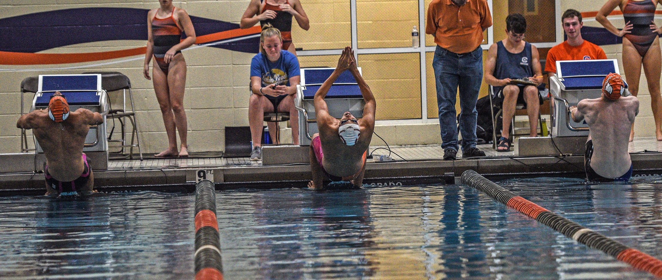 Eagles strong swims stunt Lions on Senior Day