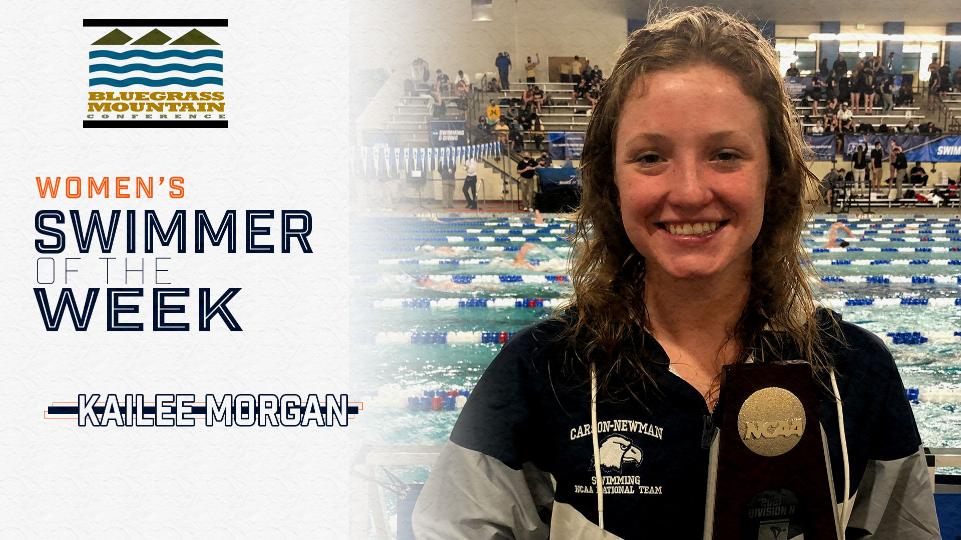 Morgan splashes into Swimmer of the Week honors for first time