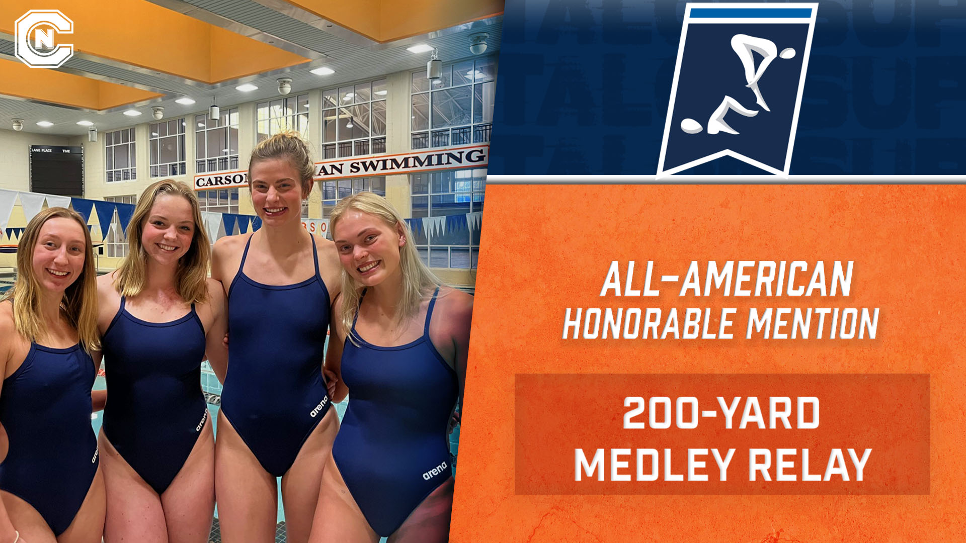 Eagles' 200 medley relay teams earn All-American honors