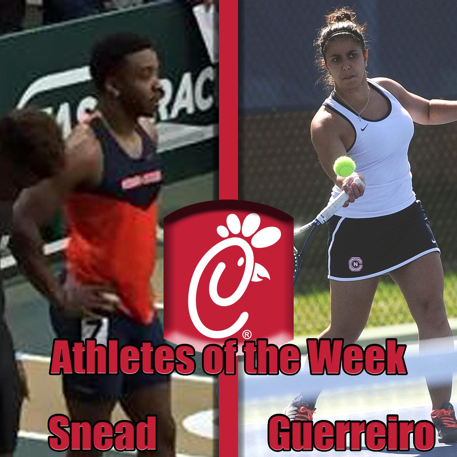 Snead, Guerreiro named Chick-Fil-A Athletes of the Week