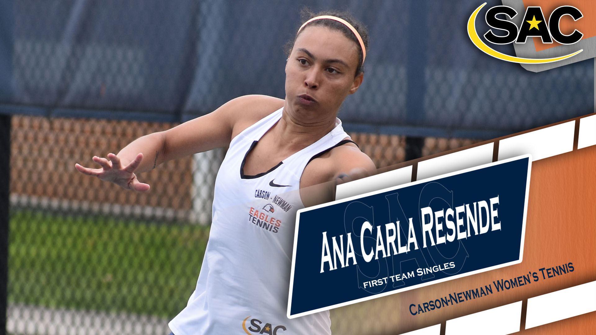Resende tabbed First-Team All-SAC singles for second straight year