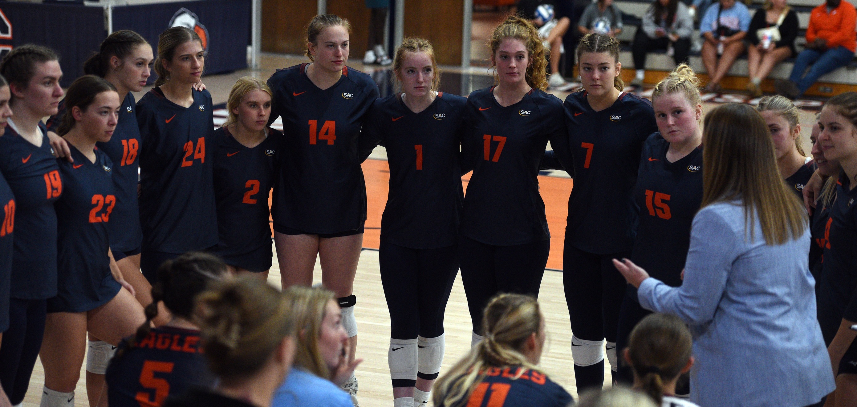Volleyball season comes to a close, Eagles swept by Bears in SAC quarterfinal