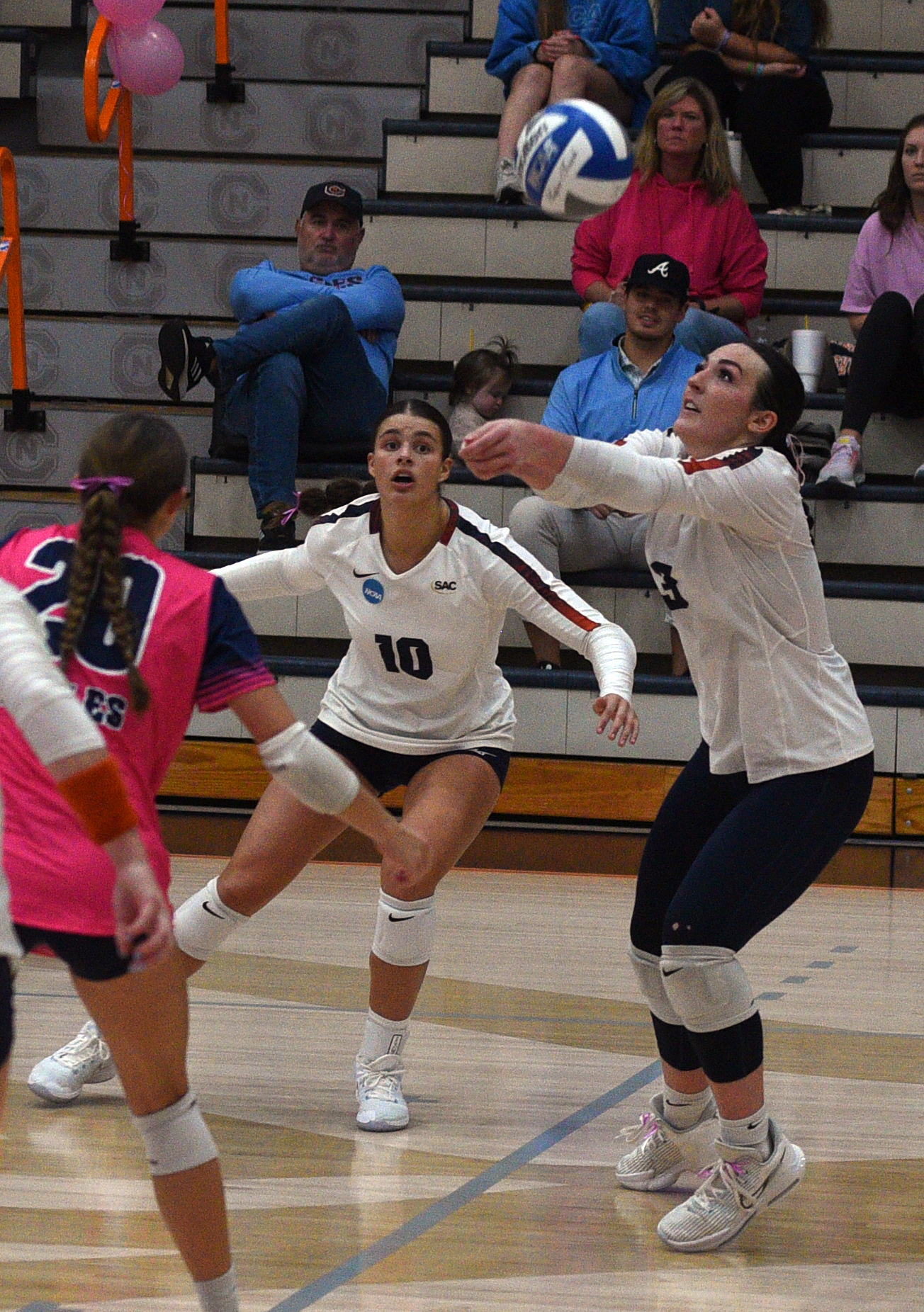 Volleyball closes October with SAC match against the Wasps
