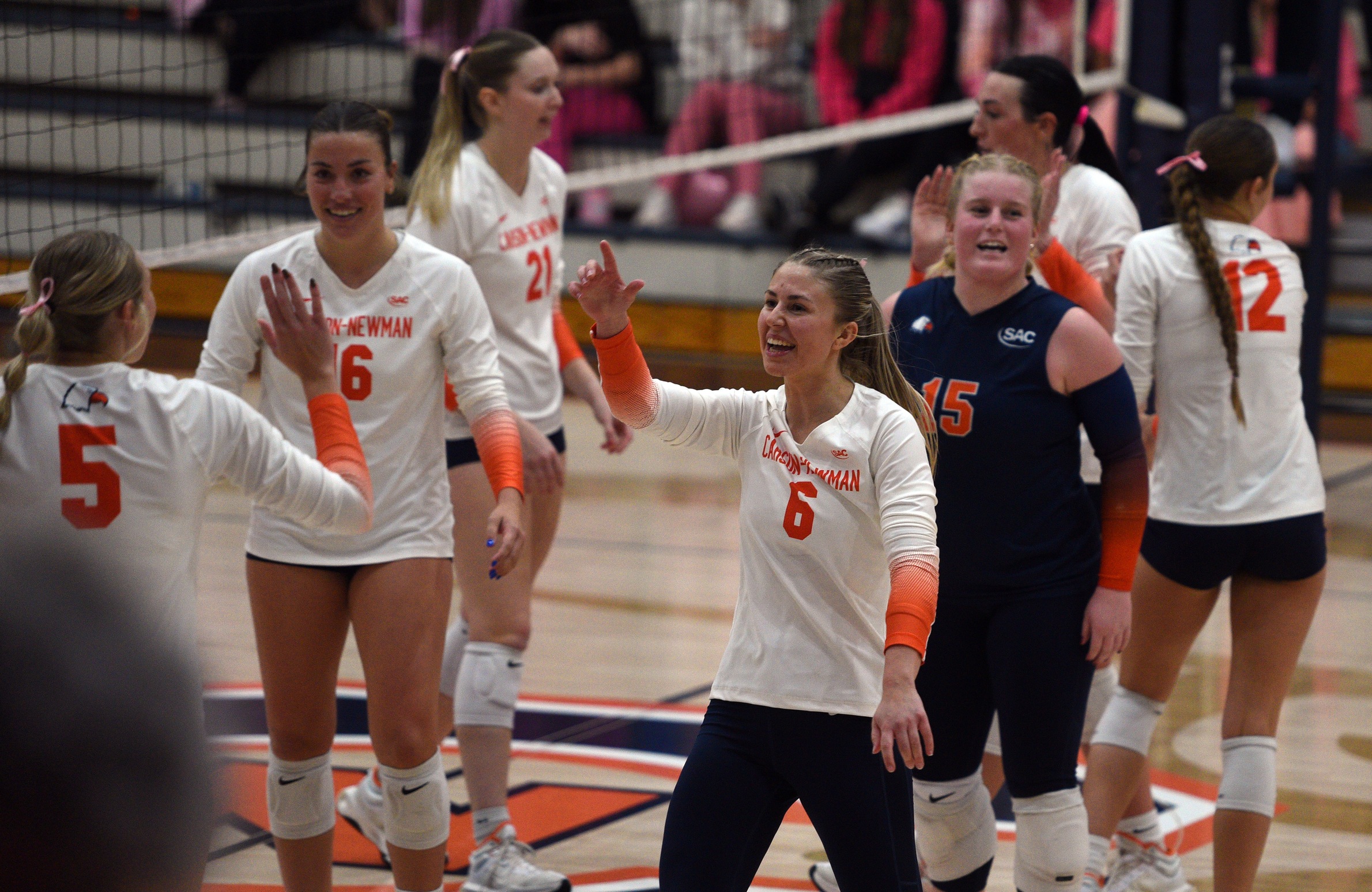 Volleyball Celebrates Senior Night Before Match Against E&H